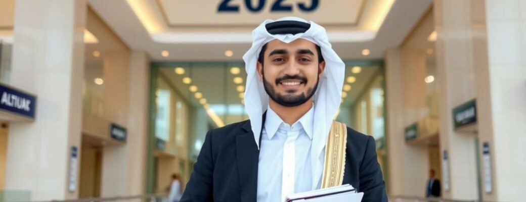 Government employee in UAE holding official documents